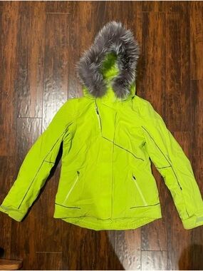 Spyder Neon Lime Ski Jacket